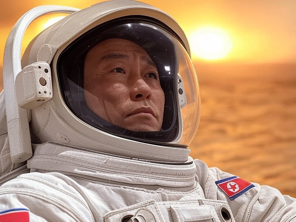朝鲜宇航员登陆太阳